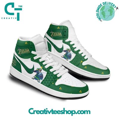 The Legend Of Zelda Breath Of The Wild Air Jordan 1 Sneaker - soulcals.com