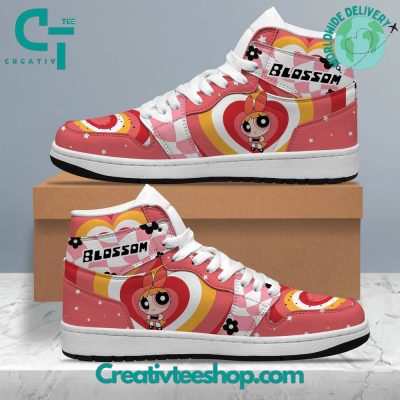 The Powerpuff Girls Blossom Air Jordan 1 Sneaker - soulcals.com