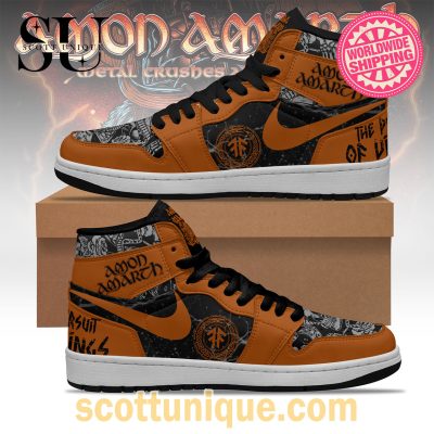 The Pursuit Of Vikings Amon Amarth Premium Air Jordan 1 High Top Sneaker -Soulcals.com