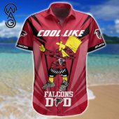 The Simpsons Atlanta Falcons Combo Hawaiian Shirt And Shorts - Hot Sale 2025