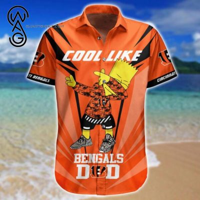 The Simpsons Cincinnati Bengals Combo Hawaiian Shirt And Shorts - Hot Sale 2025