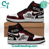 The Walking Dead Fight The Dead Fear The Living Air Jordan 1 Sneaker - soulcals.com