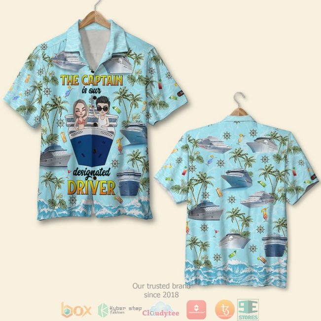 The Captain Is Our Designated Driver Cruising Lovers Hawaiian Shirt, Shorts - Hot Sale 2025