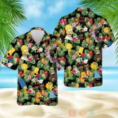 The Simpsons Characters Pineapple Black Hawaiian Shirt Short 1 768x768 1.jpg - demo10