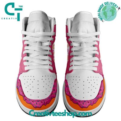 This One Runs On Dunkin Donuts Air Jordan 1 Sneaker - soulcals.com
