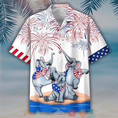 Three Elephant Independence Is Coming Hawaiian Shirt, Shorts - Hot Sale 2025