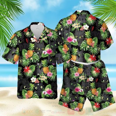 Toothless Baby Black Hawaiian Shirt, Short - Hot Sale 2025