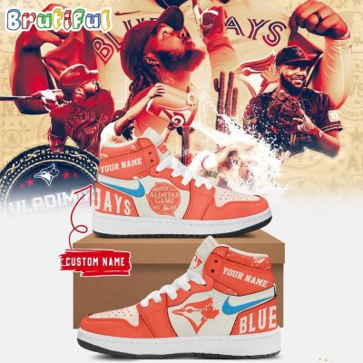 Toronto Blue Jays 2024 American League MLB All-Star Air Jordan 1 Hightop Shoes