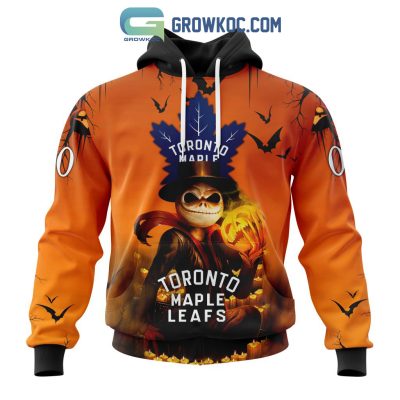 Toronto Maple Leafs NHL Special Jack Skellington Halloween Concepts Hoodie T Shirt