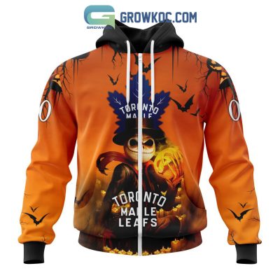 Toronto Maple Leafs NHL Special Jack Skellington Halloween Concepts Hoodie T Shirt
