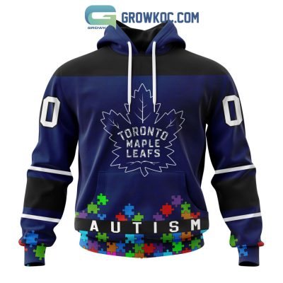 Toronto Maple Leafs NHL Special Unisex Kits Hockey Fights Against Autism Hoodie T Shirt