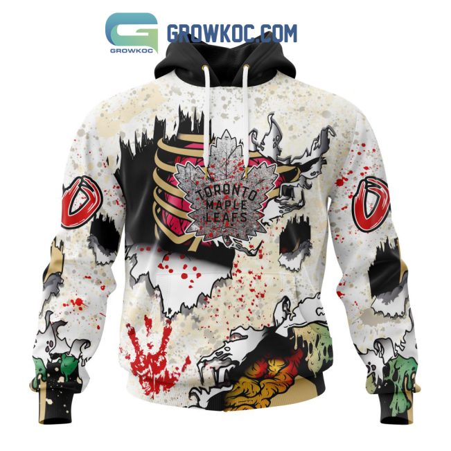 Toronto Maple Leafs NHL Special Zombie Style For Halloween Hoodie T Shirt