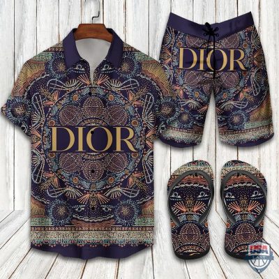 Dior Hawaiian Shirt Beach Short - Hot Sale 2025