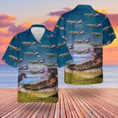 Uk Airlines Scandinavian Airlines Sas Airbus A320Neo Hawaiian Shirt, Short - Hot Sale 2025