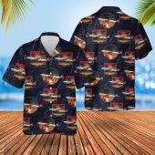 Uk Airlines Virgin Atlantic Airbus A330 300 Navy Hawaiian Shirt Short.jpg - demo10
