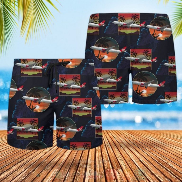 Uk Airlines Virgin Atlantic Airbus A330-300 Navy Hawaiian Shirt, Short - Hot Sale 2025 Uk Airlines Virgin Atlantic Airbus A330-300 Navy Hawaiian Shirt, Short - Hot Sale 2025