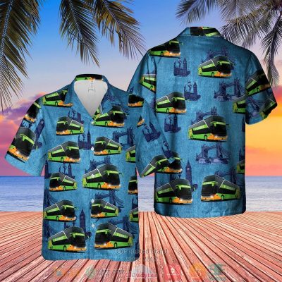 Uk Coach Flixbus Hawaiian Shirt, Short - Hot Sale 2025