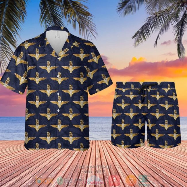 Uk Parachute Regiment Badge Hawaiian Shirt, Shorts - Hot Sale 2025