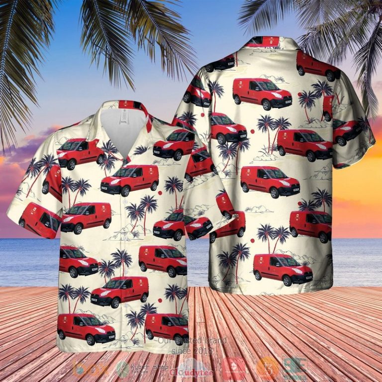 Uk Royal Mail Van Palm Tree Hawaiian Shirt, Shorts - Hot Sale 2025 Uk Royal Mail Van Palm Tree Hawaiian Shirt, Shorts - Hot Sale 2025