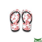 Um7k5ody 124 Slayer Red Flowers Hawaiian Outfit Combo Flip Flops.jpg - demo10