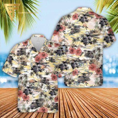 Us Air Force Sikorsky Mh-53 Pave Low Pink Floral All Over Print Hawaiian Shirts And Beach Shorts - Hot Sale 2025