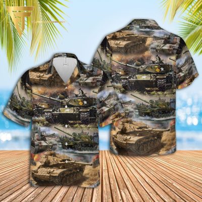 Us Army M60A1 Tank All Over Print Hawaiian Shirts And Beach Shorts - Hot Sale 2025