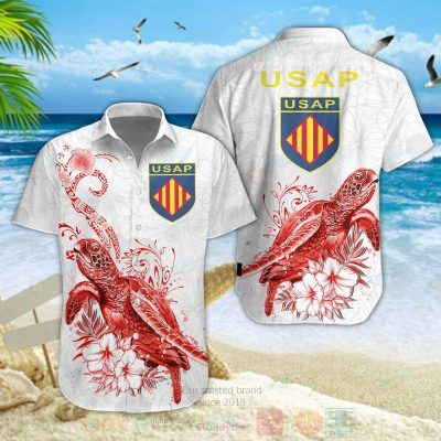 Usa Perpignan Turtle Hawaiian Shirt, Short - Hot Sale 2025