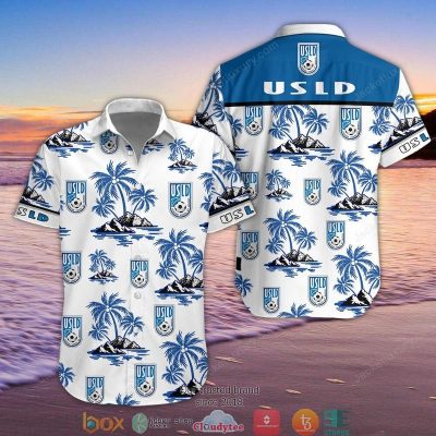 Usl Dunkerque Hawaiian Shirt, Beach Short - Hot Sale 2025