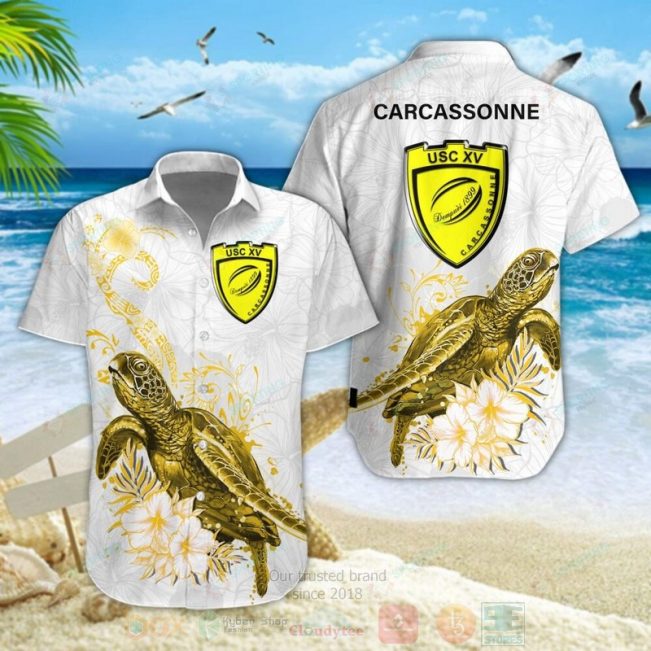 Us Carcassonne Turtle Hawaiian Shirt, Short - Hot Sale 2025