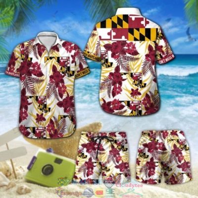 Don?T Mess With Maryland Tropical Hibiscus Hawaiian Shirt And Shorts - Hot Sale 2025