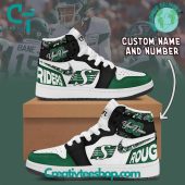 CFL Saskatchewan Roughriders Personalized Air Jordan 1 Sneaker - soulcals.com
