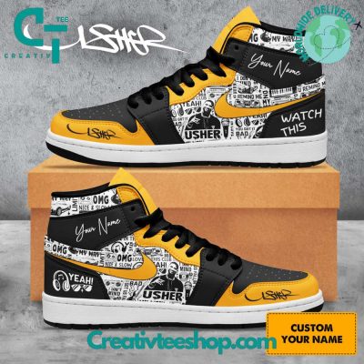 Usher Watch This Signature Air Jordan 1 Sneaker - soulcals.com