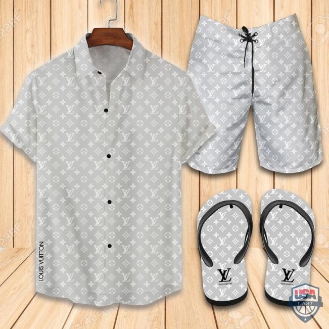 Louis Vuitton Set Hawaiian Shirt And Short - Hot Sale 2025