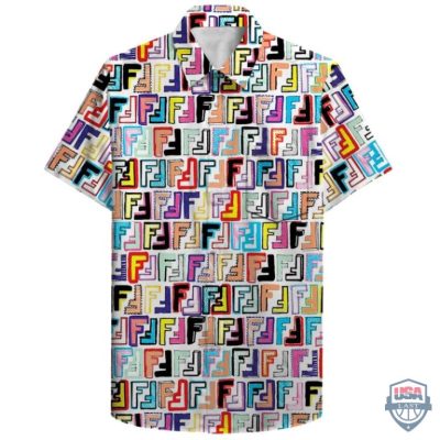 Fendi Hawaiian Shirt Beach Short - Hot Sale 2025