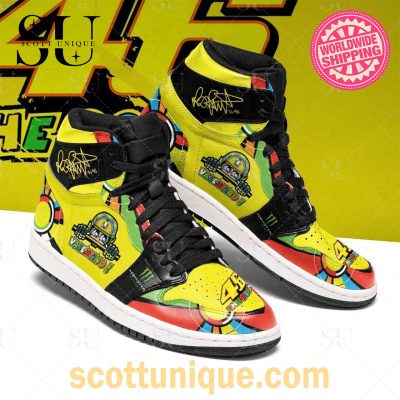 Valentino Rossi Vr46 Jordan 1 High Sneaker -Soulcals.com