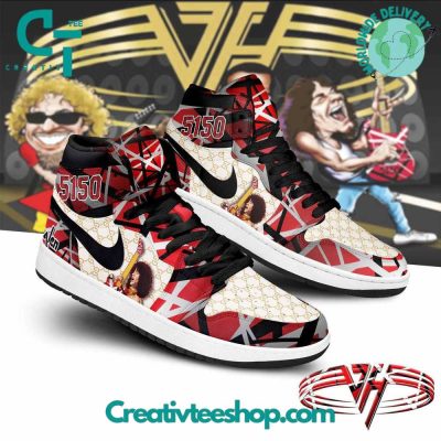 Van Halen 5150 x Gucci Air Jordan 1 Sneaker - soulcals.com