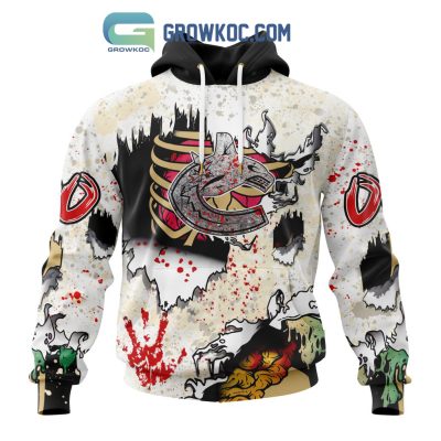Vancouver Canucks NHL Special Zombie Style For Halloween Hoodie T Shirt