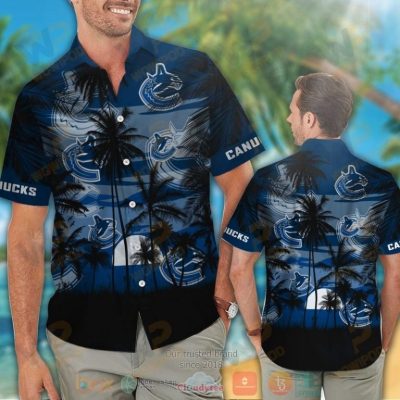 Vancouver Canucks Hawaiian Shirt And Shorts - Hot Sale 2025