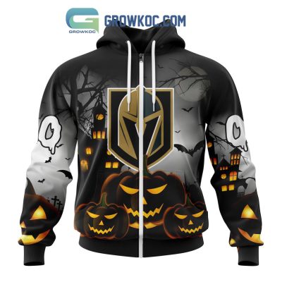 Vegas Golden Knights NHL Special Pumpkin Halloween Night Hoodie T Shirt