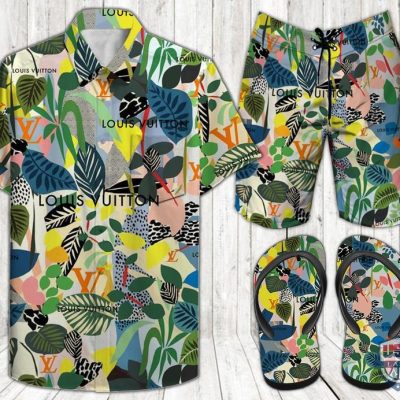 Louis Vuitton Combo Hawaiian Shirt And Short 32 - Hot Sale 2025