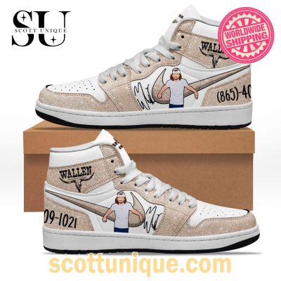 Wallen Signature Nike Air Jordan 1 High Top Sneakers -Soulcals.com