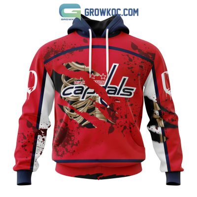 Washington Capitals NHL Special Design Jersey With Your Ribs For Halloween Hoodie T Shirt