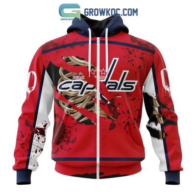 Washington Capitals NHL Special Design Jersey With Your Ribs For Halloween Hoodie T Shirt