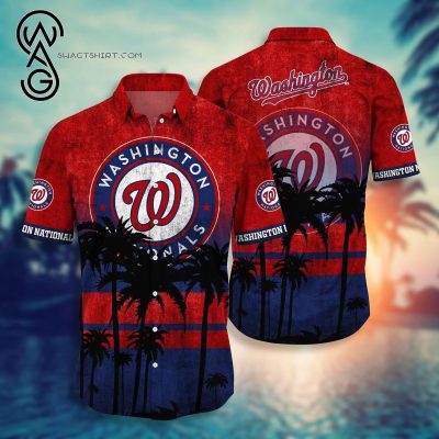 Washington Nationals Baseball Team Combo Hawaiian Shirt And Shorts - Hot Sale 2025