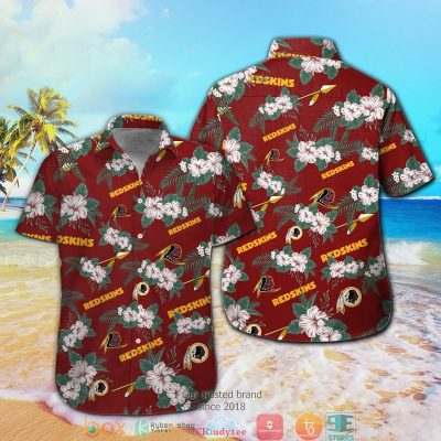 Washington Redskins Hibiscus Flowers Hawaiian Shirt, Short - Hot Sale 2025