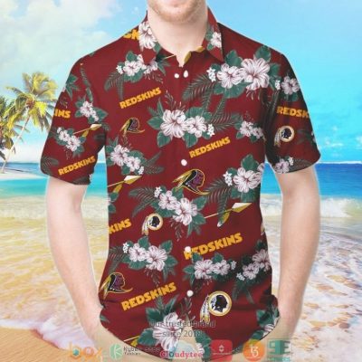 Washington Redskins Hibiscus Flowers Hawaiian Shirt, Short - Hot Sale 2025