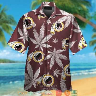 Washington Redskins Cannabis Hawaiian Shirt, Short - Hot Sale 2025