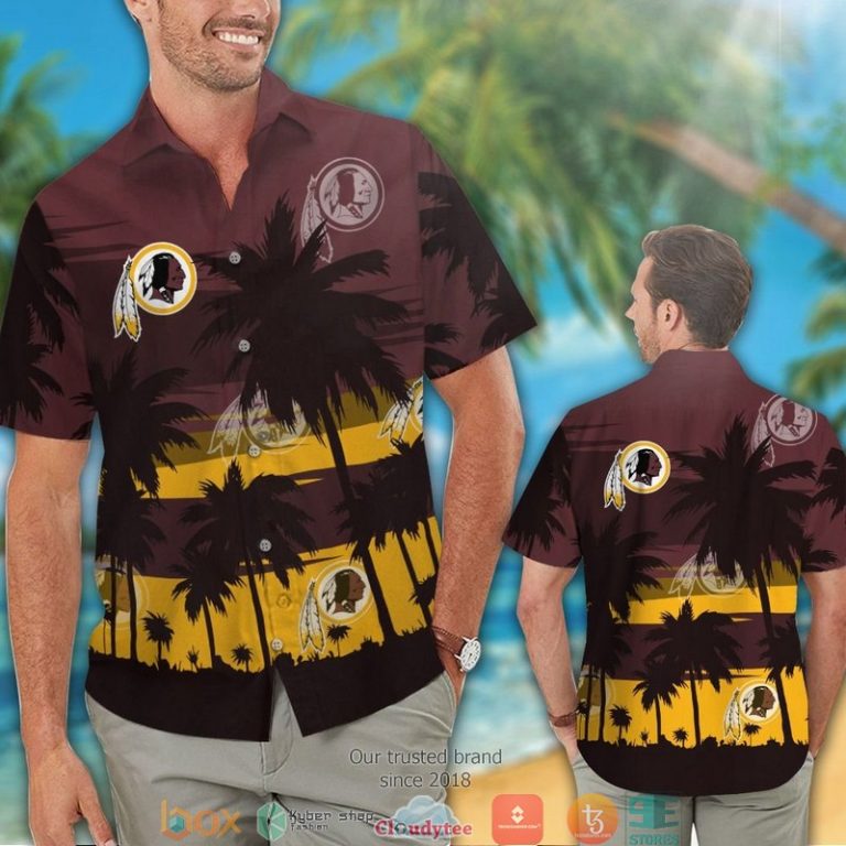 Washington Redskins Coconut Island Dark Red Hawaiian Shirt, Short - Hot Sale 2025