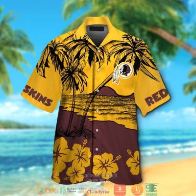 Washington Redskins Coconut Island Hibiscus Hawaiian Shirt, Short - Hot Sale 2025