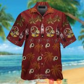 Washington Redskins Coconut Pattern Hawaiian Shirt Short.jpg - demo10